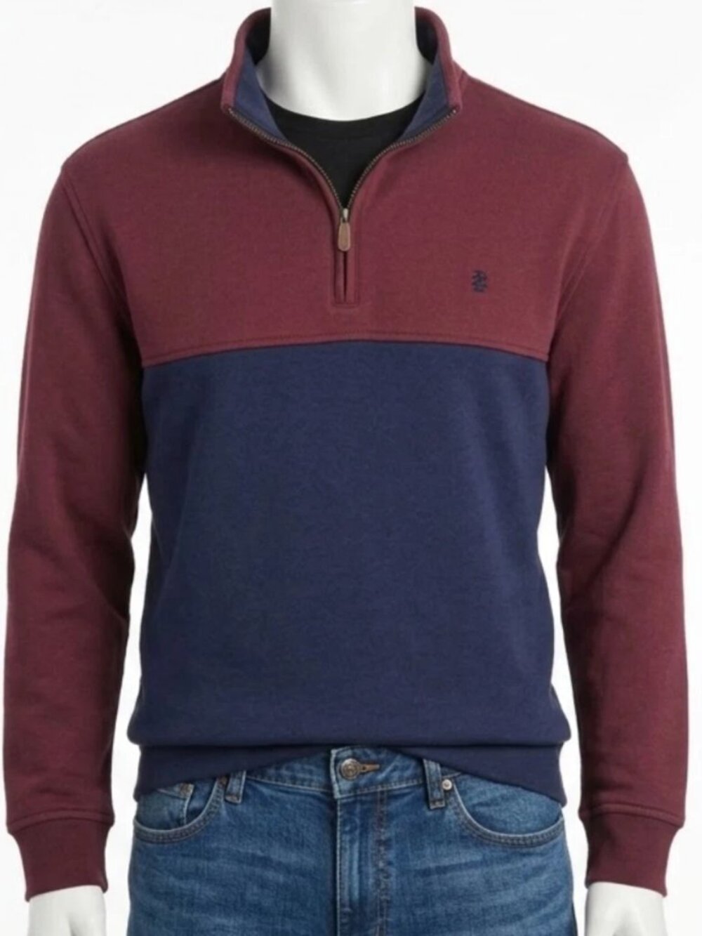 IZOD Men's XL Pullover Advantage Performance Stretch 1/4 Zip Sweatshirt